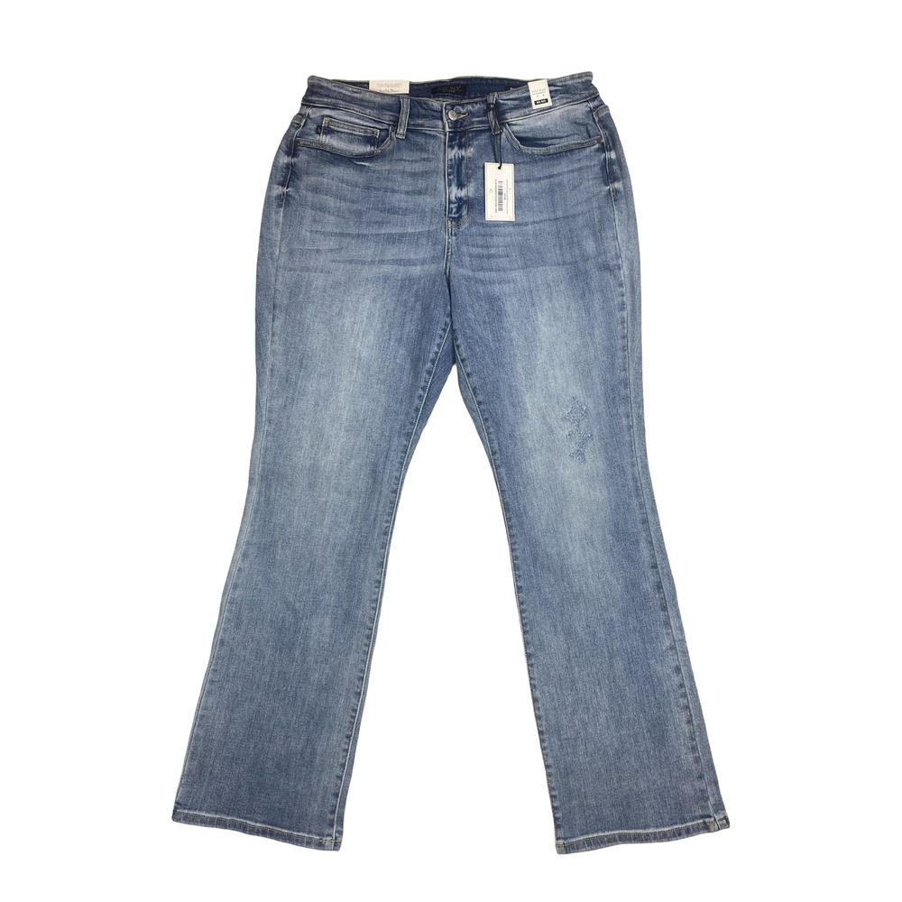 Judy Blue American Honey Mid-Rise Bootcut Denim Jeans Blue 18W ALB-SKU64478 NEW